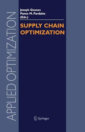 Imagen del vendedor de Supply Chain Optimization a la venta por AHA-BUCH GmbH