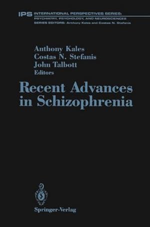 Bild des Verk�ufers f�r Recent Advances in Schizophrenia zum Verkauf von AHA-BUCH GmbH
