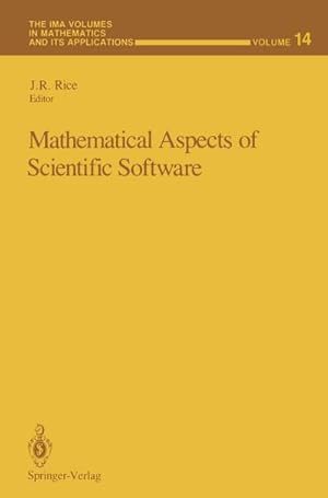 Bild des Verk�ufers f�r Mathematical Aspects of Scientific Software zum Verkauf von AHA-BUCH GmbH
