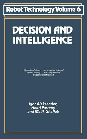 Bild des Verkufers fr Decision and Intelligence zum Verkauf von AHA-BUCH GmbH