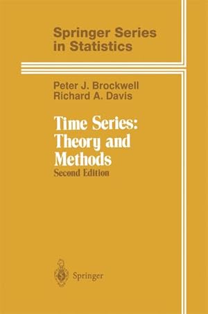Bild des Verkufers fr Time Series: Theory and Methods zum Verkauf von AHA-BUCH GmbH
