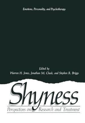 Seller image for Shyness : Perspectives on Research and Treatment for sale by AHA-BUCH GmbH