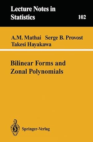 Seller image for Bilinear Forms and Zonal Polynomials for sale by AHA-BUCH GmbH