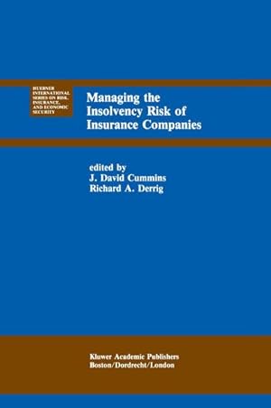 Bild des Verkufers fr Managing the Insolvency Risk of Insurance Companies : Proceedings of the Second International Conference on Insurance Solvency zum Verkauf von AHA-BUCH GmbH