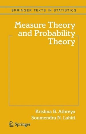 Immagine del venditore per Measure Theory and Probability Theory venduto da AHA-BUCH GmbH