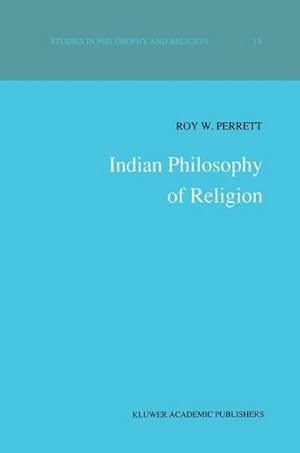 Imagen del vendedor de Indian Philosophy of Religion a la venta por AHA-BUCH GmbH