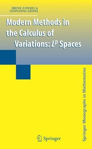 Immagine del venditore per Modern Methods in the Calculus of Variations : L^p Spaces venduto da AHA-BUCH GmbH