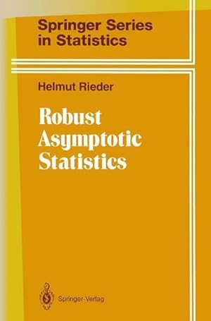 Imagen del vendedor de Robust Asymptotic Statistics : Volume I a la venta por AHA-BUCH GmbH