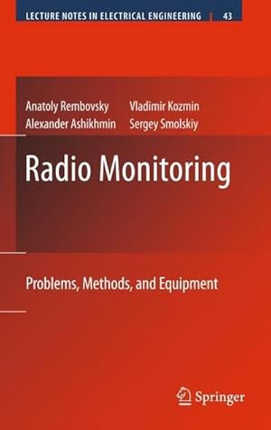 Seller image for Radio Monitoring : Problems, Methods and Equipment for sale by AHA-BUCH GmbH