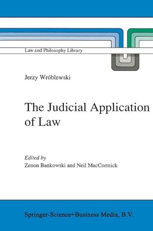 Seller image for The Judicial Application of Law for sale by AHA-BUCH GmbH