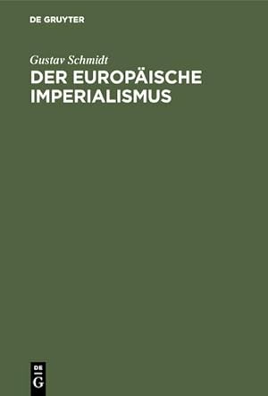 Bild des Verkufers fr Der europische Imperialismus : Studienausgabe zum Verkauf von AHA-BUCH GmbH