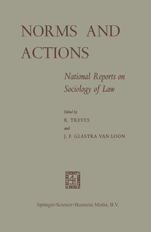 Image du vendeur pour Norms and Actions : National Reports on Sociology of Law mis en vente par AHA-BUCH GmbH