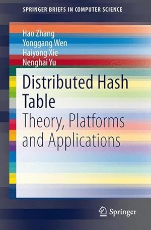 Bild des Verkufers fr Distributed Hash Table : Theory, Platforms and Applications zum Verkauf von AHA-BUCH GmbH