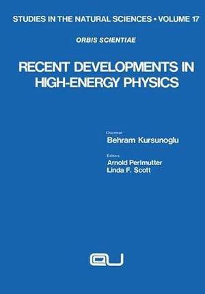 Bild des Verkufers fr Recent Developments in High-Energy Physics zum Verkauf von AHA-BUCH GmbH