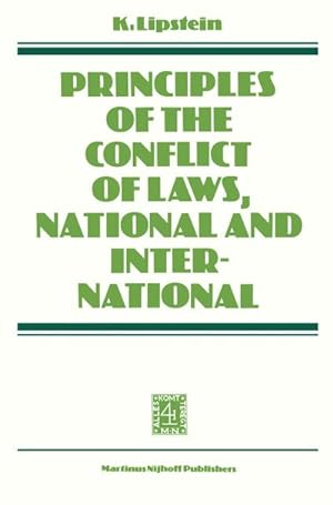 Bild des Verkufers fr Principles of the Conflict of Laws National and International zum Verkauf von AHA-BUCH GmbH