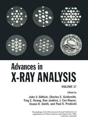 Bild des Verkufers fr Advances in X-Ray Analysis : Volume 37 zum Verkauf von AHA-BUCH GmbH