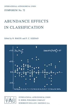 Seller image for Abundance Effects in Classification : Dedicated to W.W. Morgan for sale by AHA-BUCH GmbH