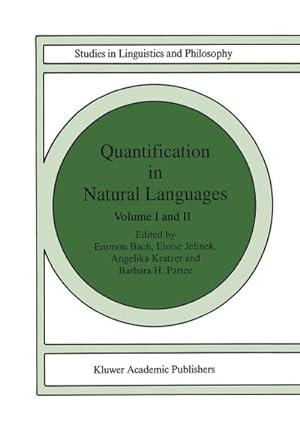 Immagine del venditore per Quantification in Natural Languages : Volume I venduto da AHA-BUCH GmbH