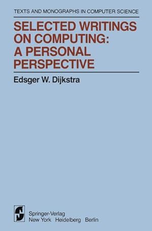 Bild des Verkufers fr Selected Writings on Computing: A personal Perspective zum Verkauf von AHA-BUCH GmbH