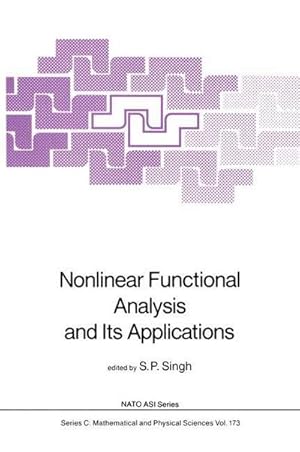 Bild des Verkufers fr Nonlinear Functional Analysis and Its Applications zum Verkauf von AHA-BUCH GmbH