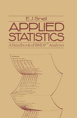 Bild des Verkufers fr Applied Statistics : A Handbook of BMDP Analyses zum Verkauf von AHA-BUCH GmbH