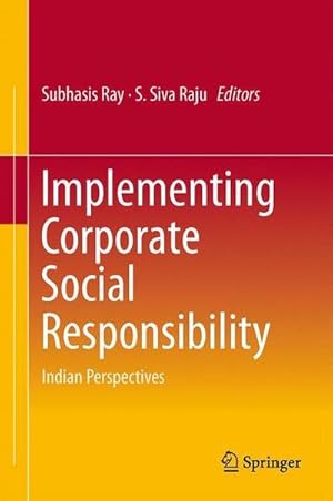 Bild des Verkufers fr Implementing Corporate Social Responsibility : Indian Perspectives zum Verkauf von AHA-BUCH GmbH