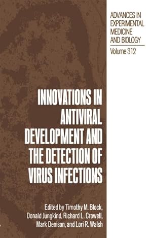 Image du vendeur pour Innovations in Antiviral Development and the Detection of Virus Infections mis en vente par AHA-BUCH GmbH