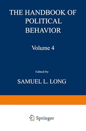 Bild des Verkufers fr The Handbook of Political Behavior : Volume 4 zum Verkauf von AHA-BUCH GmbH