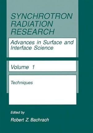 Bild des Verkufers fr Synchrotron Radiation Research : Advances in Surface and Interface Science Techniques zum Verkauf von AHA-BUCH GmbH
