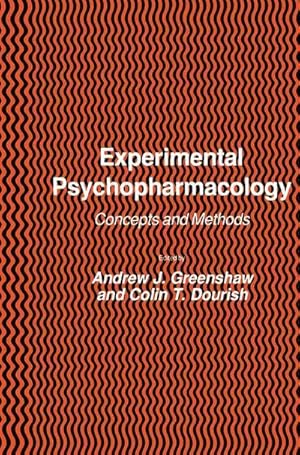 Seller image for Experimental Psychopharmacology for sale by AHA-BUCH GmbH