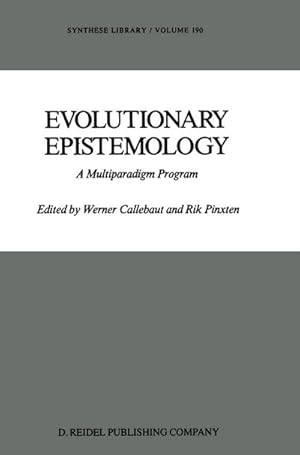 Bild des Verkufers fr Evolutionary Epistemology : A Multiparadigm Program zum Verkauf von AHA-BUCH GmbH