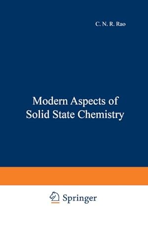 Bild des Verkufers fr Modern Aspects of Solid State Chemistry zum Verkauf von AHA-BUCH GmbH