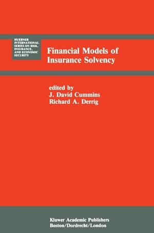 Bild des Verkufers fr Financial Models of Insurance Solvency zum Verkauf von AHA-BUCH GmbH