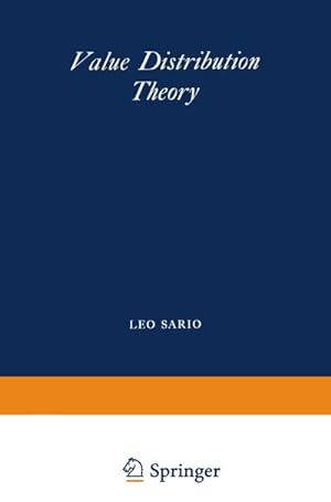 Seller image for Value Distribution Theory for sale by AHA-BUCH GmbH