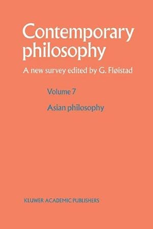 Bild des Verkufers fr Philosophie asiatique/Asian philosophy zum Verkauf von AHA-BUCH GmbH