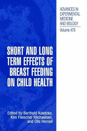 Bild des Verkufers fr Short and Long Term Effects of Breast Feeding on Child Health zum Verkauf von AHA-BUCH GmbH