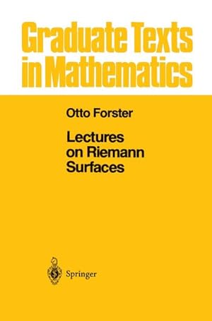 Immagine del venditore per Lectures on Riemann Surfaces venduto da AHA-BUCH GmbH