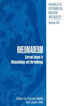 Immagine del venditore per Rheumaderm : Current Issues in Rheumatology and Dermatology venduto da AHA-BUCH GmbH