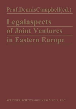 Bild des Verkufers fr Legal Aspects of Joint Ventures in Eastern Europe zum Verkauf von AHA-BUCH GmbH