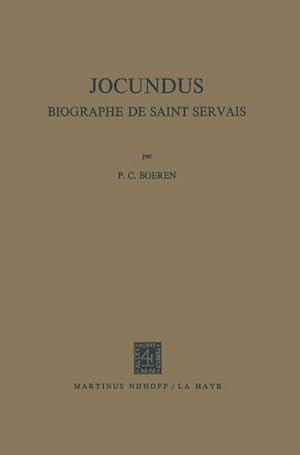 Bild des Verkufers fr Jocundus : Biographe de Saint Servais zum Verkauf von AHA-BUCH GmbH