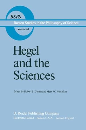 Bild des Verkufers fr Hegel and the Sciences zum Verkauf von AHA-BUCH GmbH