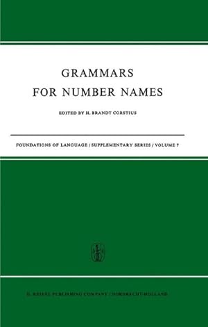 Seller image for Grammars for Number Names for sale by AHA-BUCH GmbH