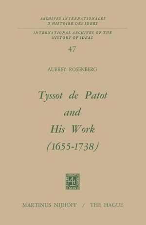 Bild des Verkufers fr Tyssot De Patot and His Work 1655  1738 zum Verkauf von AHA-BUCH GmbH