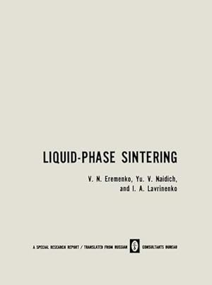 Immagine del venditore per Liquid-Phase Sintering venduto da AHA-BUCH GmbH