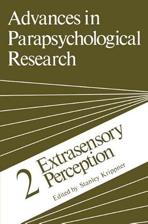 Bild des Verkufers fr Advances in Parapsychological Research : 2 Extrasensory Perception zum Verkauf von AHA-BUCH GmbH