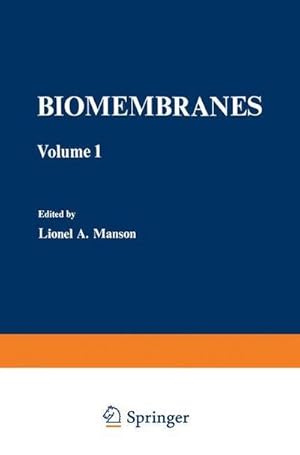 Immagine del venditore per Biomembranes : Volume 1 venduto da AHA-BUCH GmbH