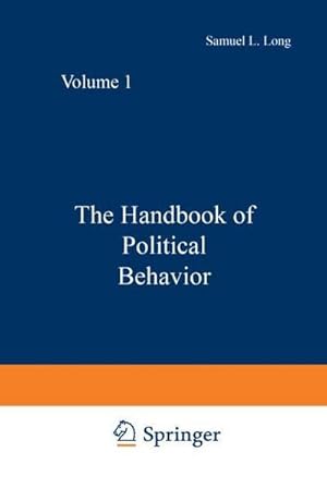 Bild des Verkufers fr The Handbook of Political Behavior : Volume 1 zum Verkauf von AHA-BUCH GmbH
