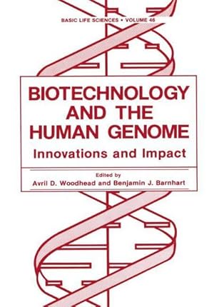 Seller image for Biotechnology and the Human Genome : Innovations and Impact for sale by AHA-BUCH GmbH
