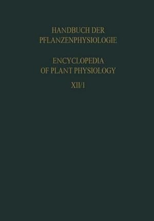 Bild des Verkufers fr Plant Respiration Inclusive Fermentations and Acid Metabolism / Pflanzenatmung Einschliesslich Grungen und Surestoffwechsel : Part 1 / Teil 1 zum Verkauf von AHA-BUCH GmbH