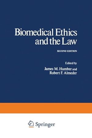 Bild des Verkufers fr Biomedical Ethics and the Law zum Verkauf von AHA-BUCH GmbH